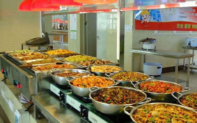 福建企業(yè)食堂自助餐圖片